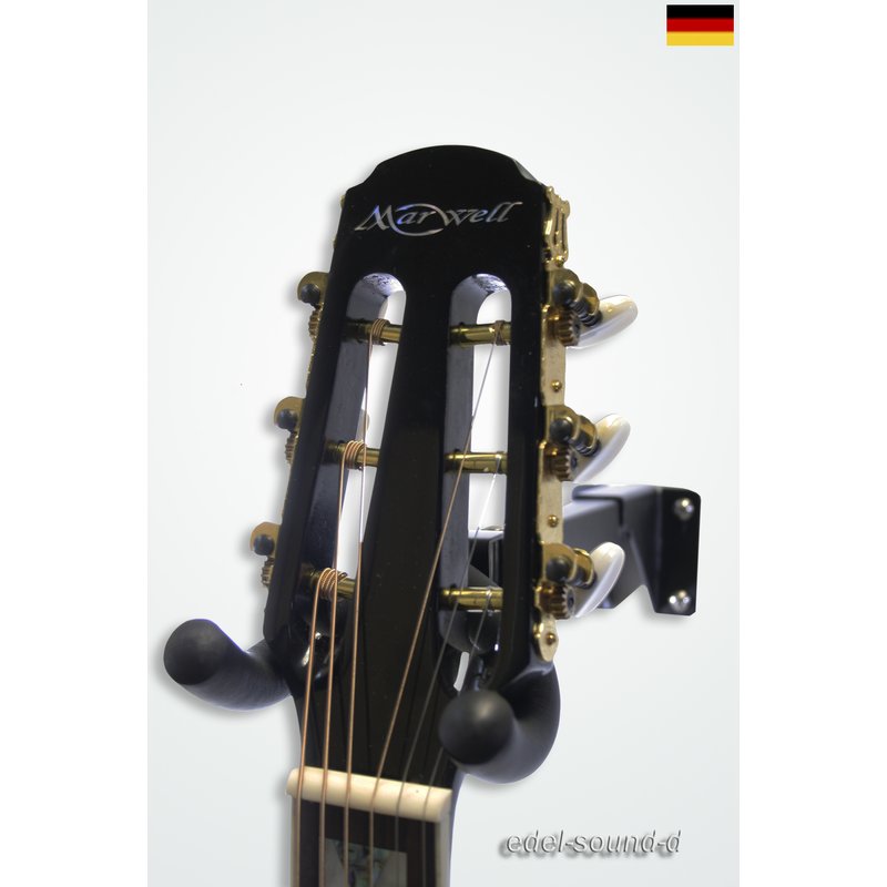 Gitarrenhalter Wandhalterung Gitarrenhalter für E-gitarre Bassgitarre schwarz