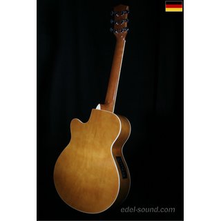 40` Westerngitarre Jasmin sunburst, breiter Hals, Decke Fichte Korp. Linde, Cut