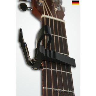 Kapodaster Capodaster Kapo Capo Akustik- E-Gitarre  Westerngitarre silber 3XPick